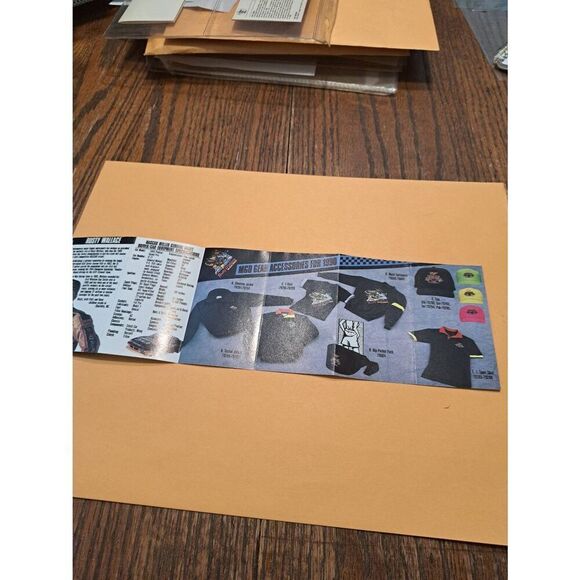 1990 Rusty Wallace MGD NASCAR Schedule Foldout Miller Beer Promo Racing Cruise - Picture 6 of 6